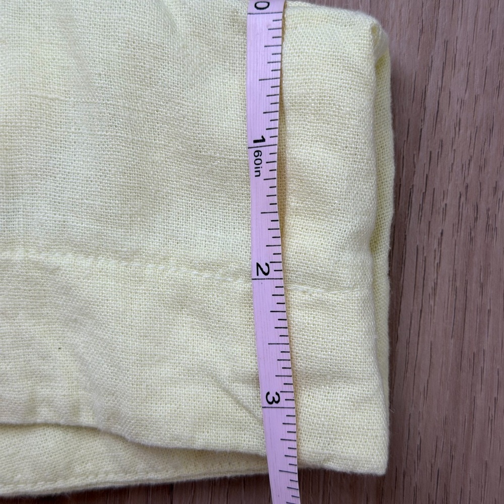 Universal Thread Yellow Linen Drawstring Shorts S… - image 8